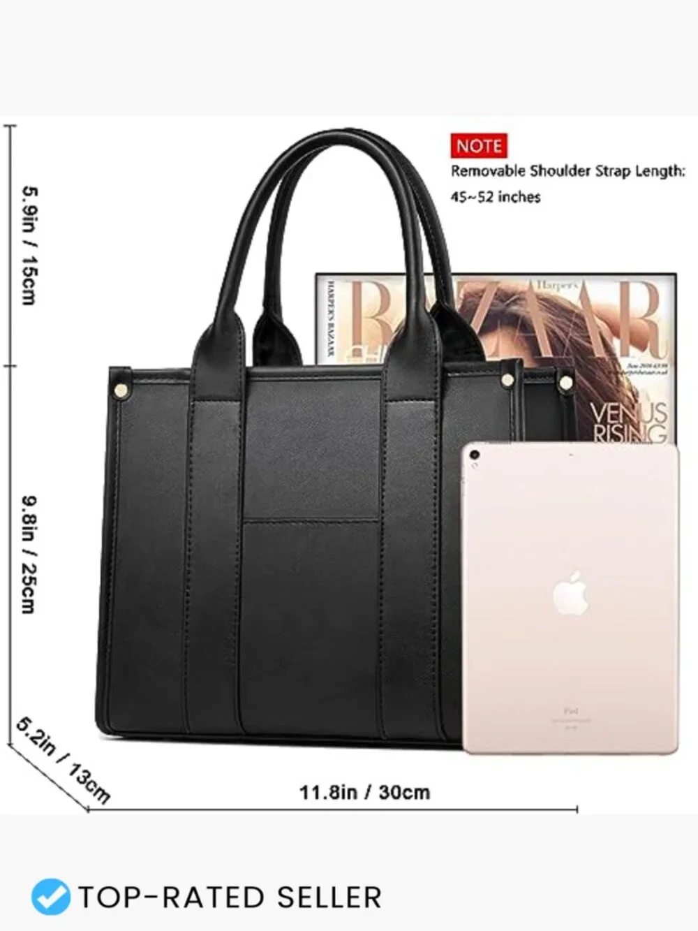 Women's Tote Bag Crossbody Shoulder Satchel Purse Faux Leather Handbag
